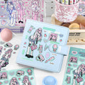 Compte à main bricolage avec stickers film douille