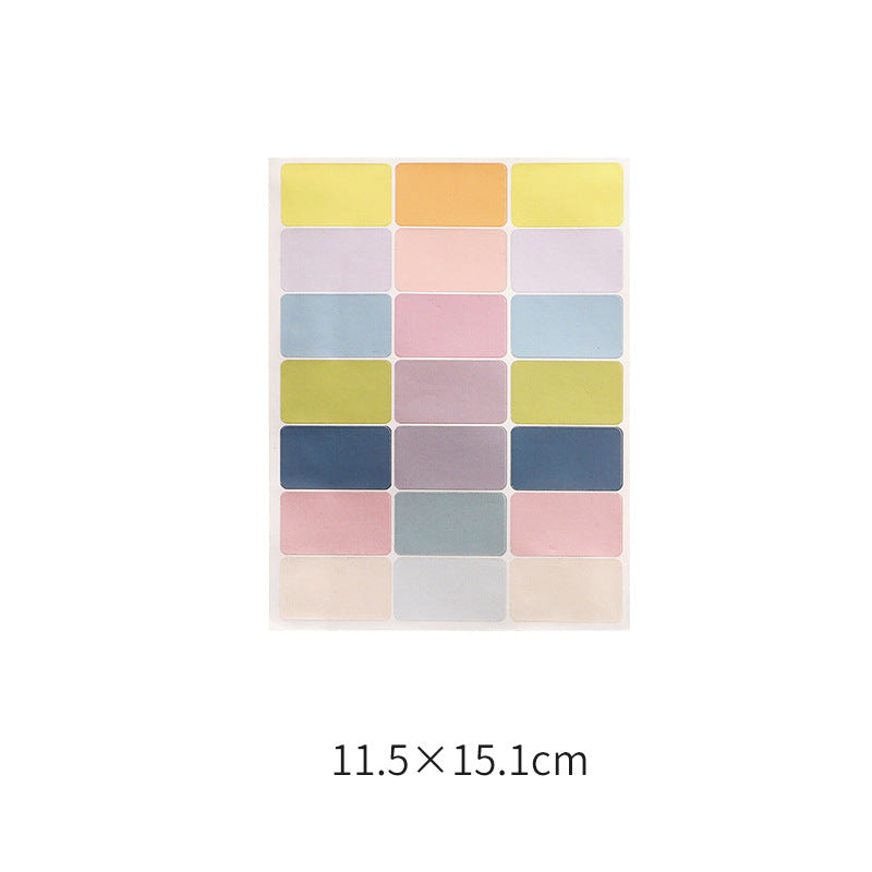En stock Étiquette manuscrite Indiquant la couleur de l'étiquette Blanc Autocollant adhésif allemand