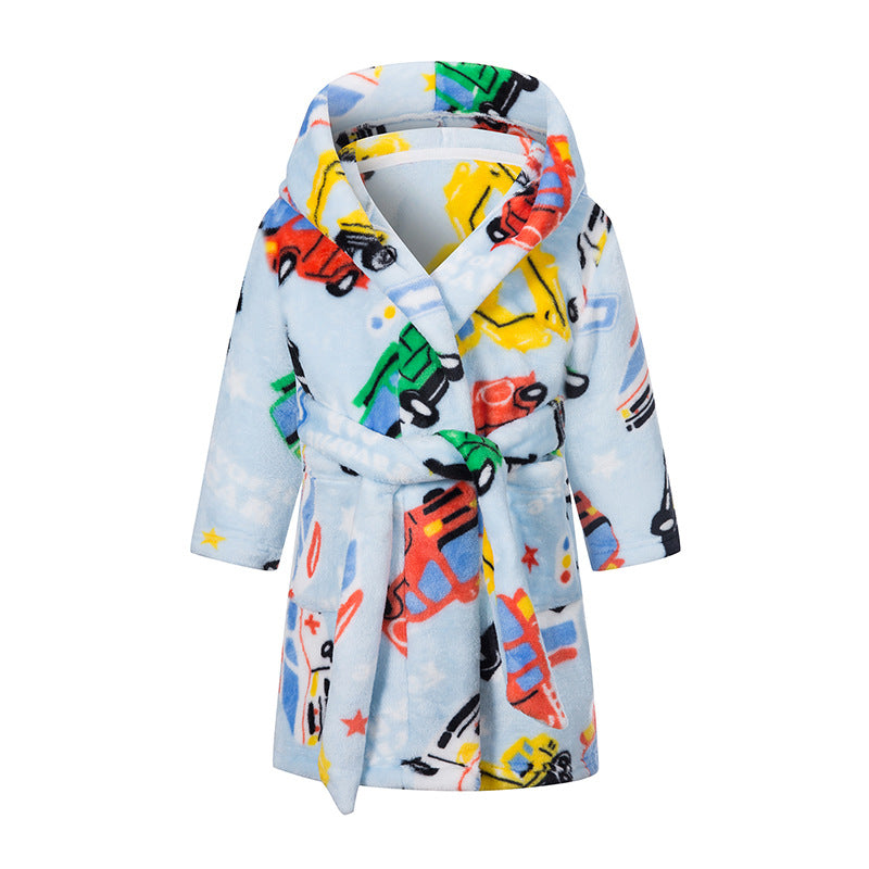 Cartoon de nuit Flannel pour enfants