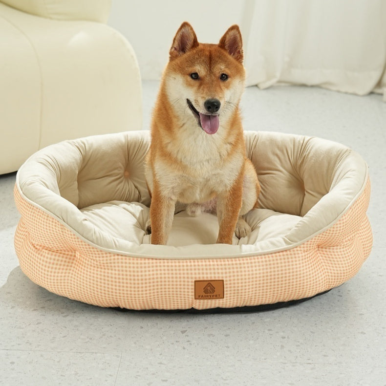 Lit pour animaux de compagnie confortable pour petits et moyens chiens