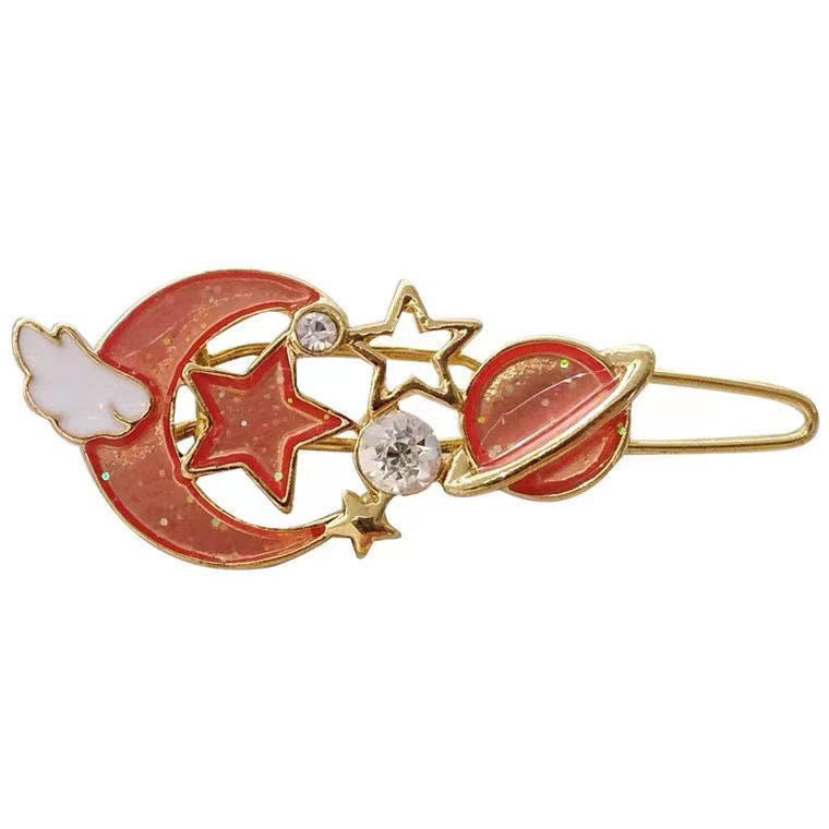 L'épingle à cheveux japonais de rêve esthétique Starry Sky mignon