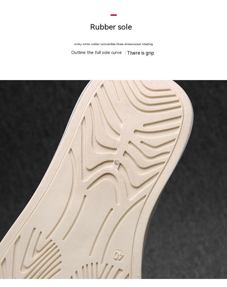 Style coréen Fashionable All-match Blanc Chaussures Homme mince Casual Respirant Toile Sneaker
