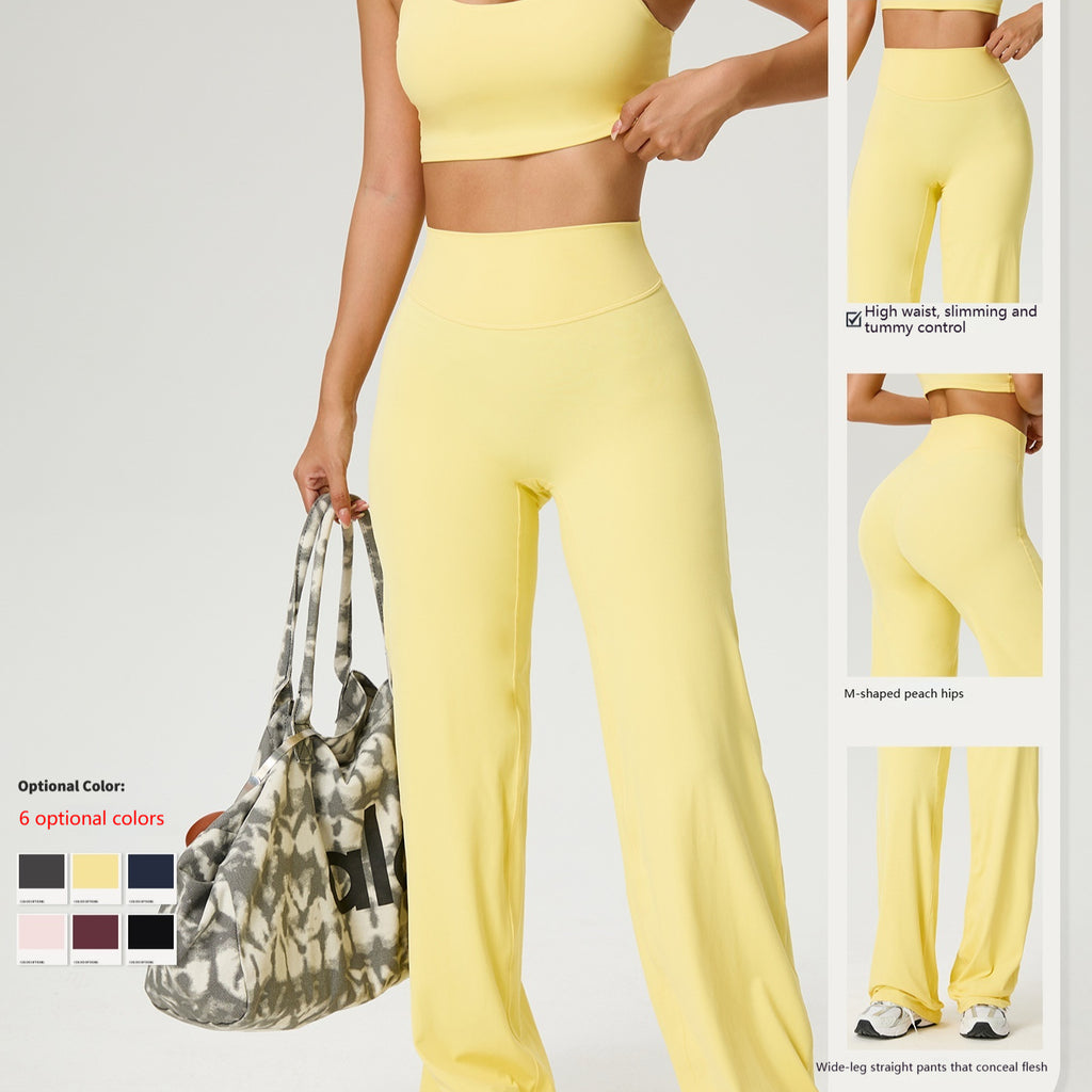 Pantalon casual pour femmes à taille haute