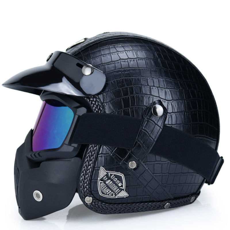 Retro Moto Casque Homme Moto