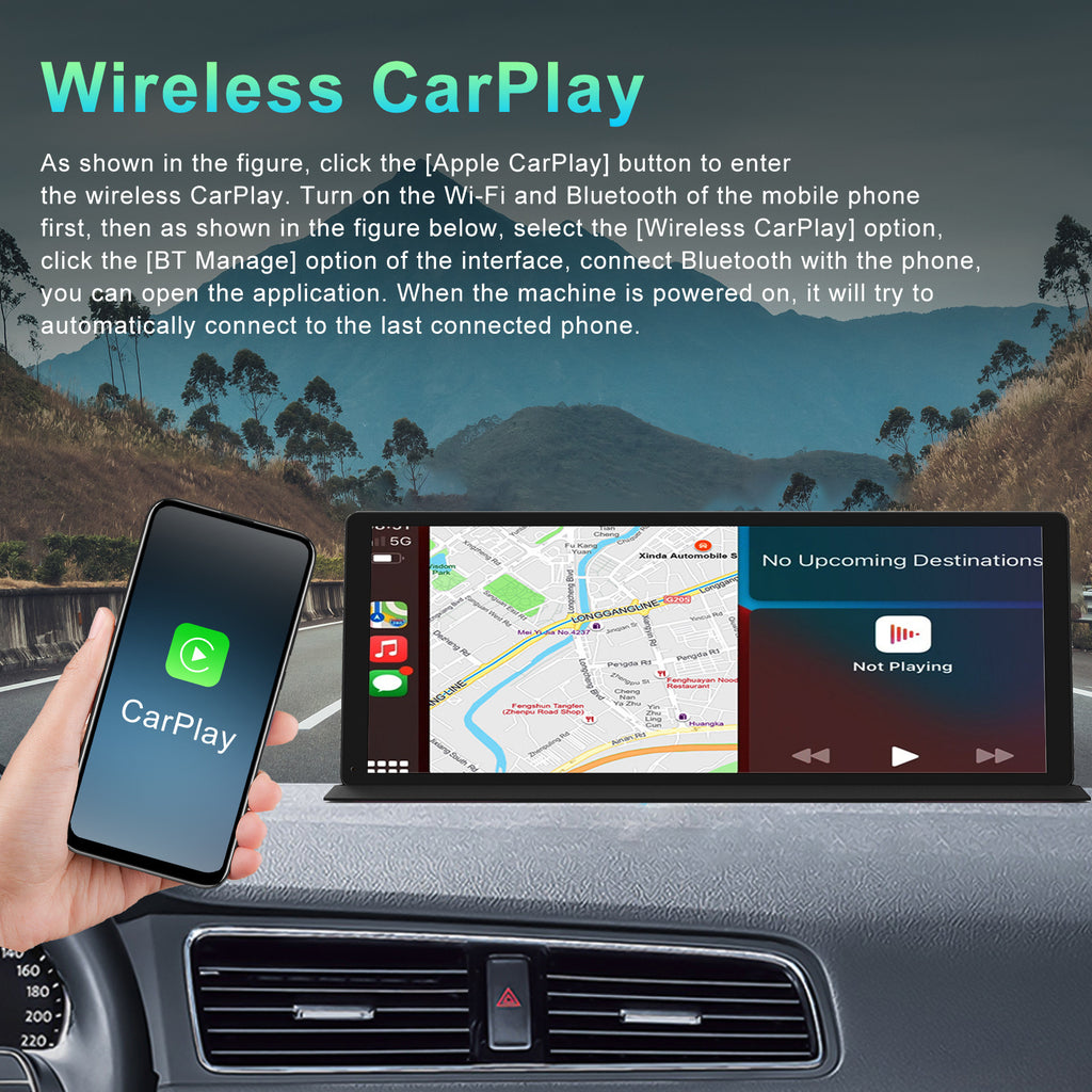 11.3 Gros écran de pouce Console Dashcam