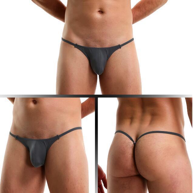 Low Waist hommes Ice Silk T-back