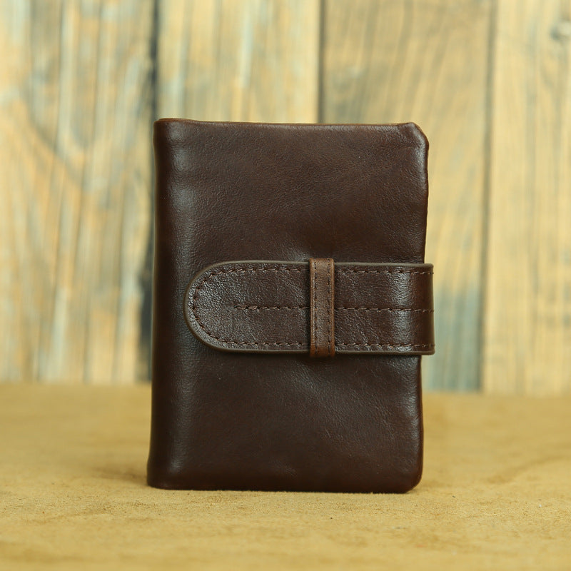 Portefeuille de femmes multi-cartes en cuir véritable