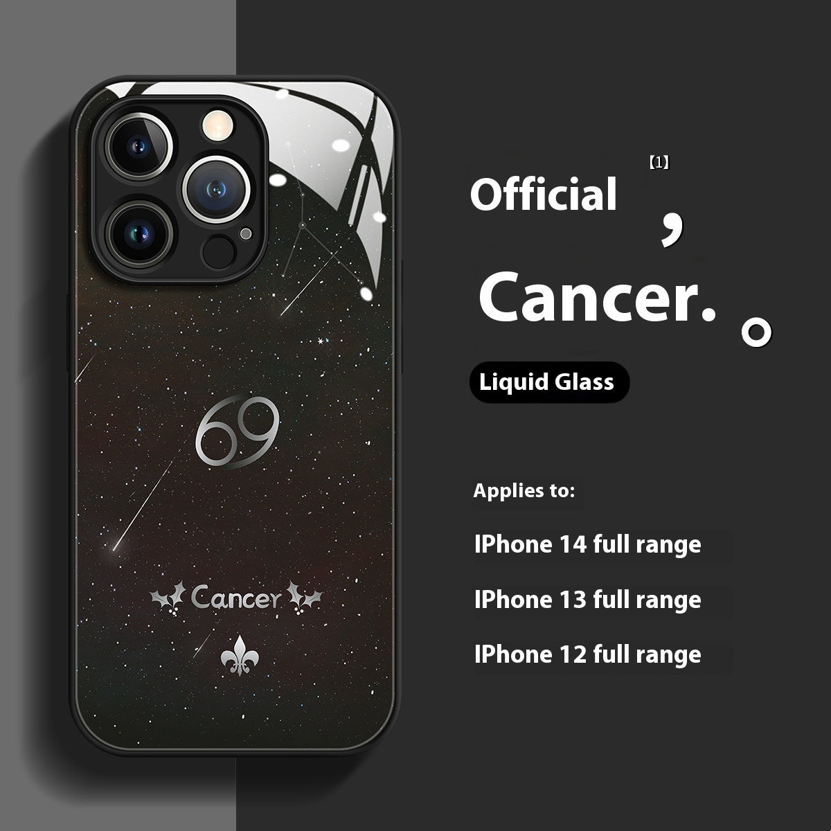 Constellation Symbole boîtier de téléphone verre liquide