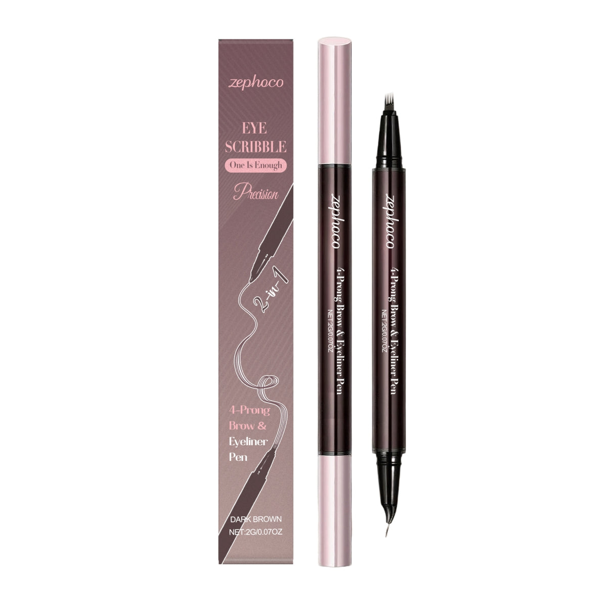 Crayon à sourcils liquides deux en un