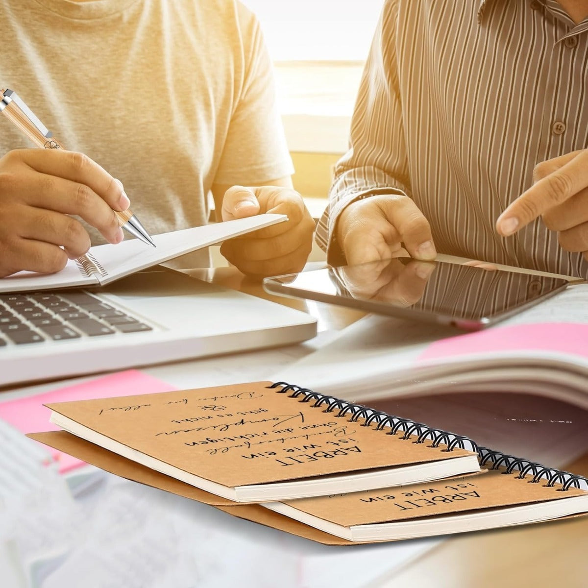 Mini carnet 6 pièces et ensemble cadeau de stylo à bille 6 pièces