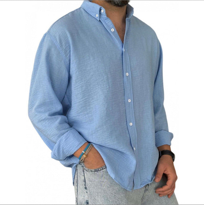 Chemise à manches longues à manches longues pour hommes