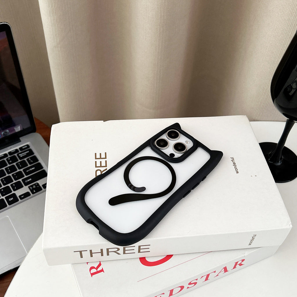 Cas de téléphone acrylique transparent Tpu