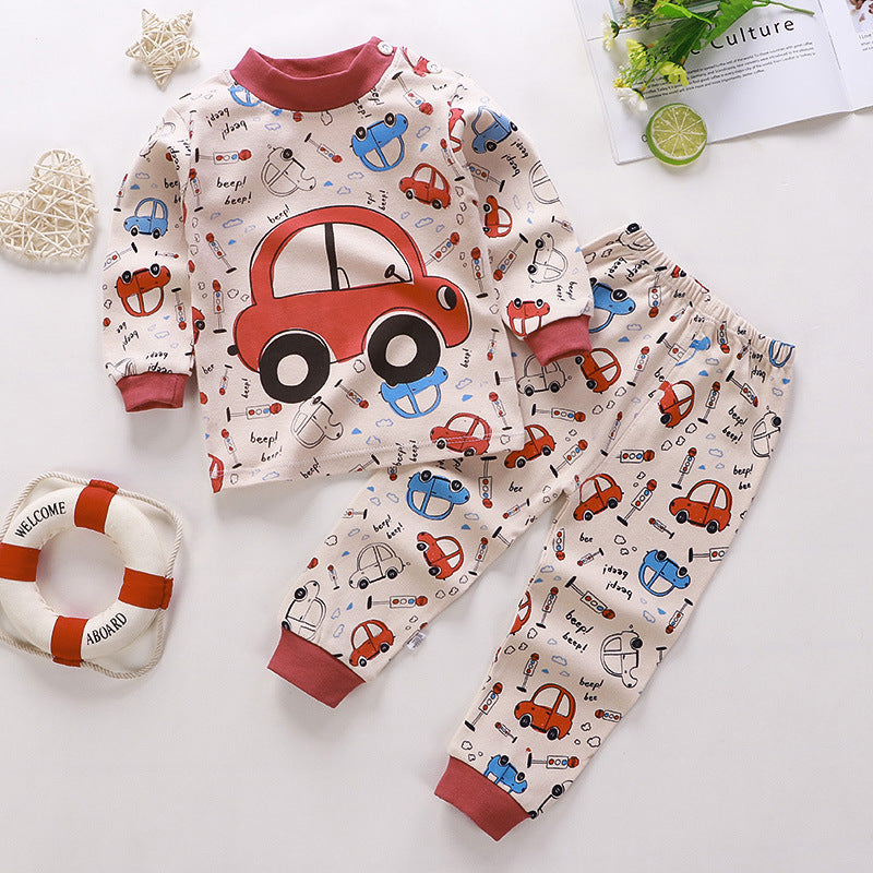 Costume pour enfants Pure Cotton Vêtements pour bébés Vêtements de salon chauds Vêtements d'automne Vêtements pour enfants