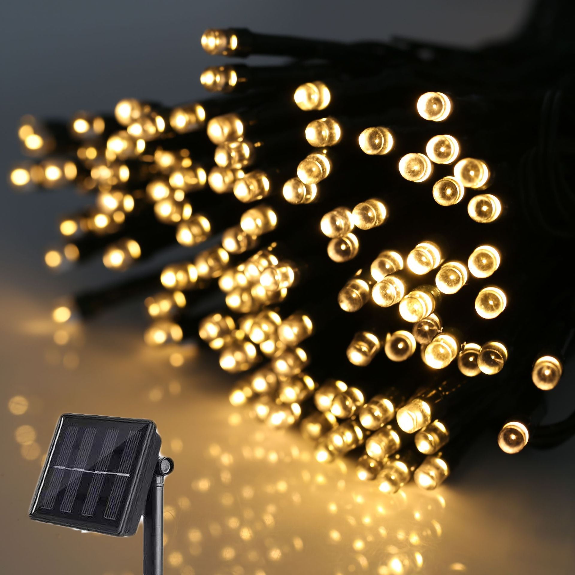 Solar Outdoor LED Couleur Light String Outdoor Rainproof