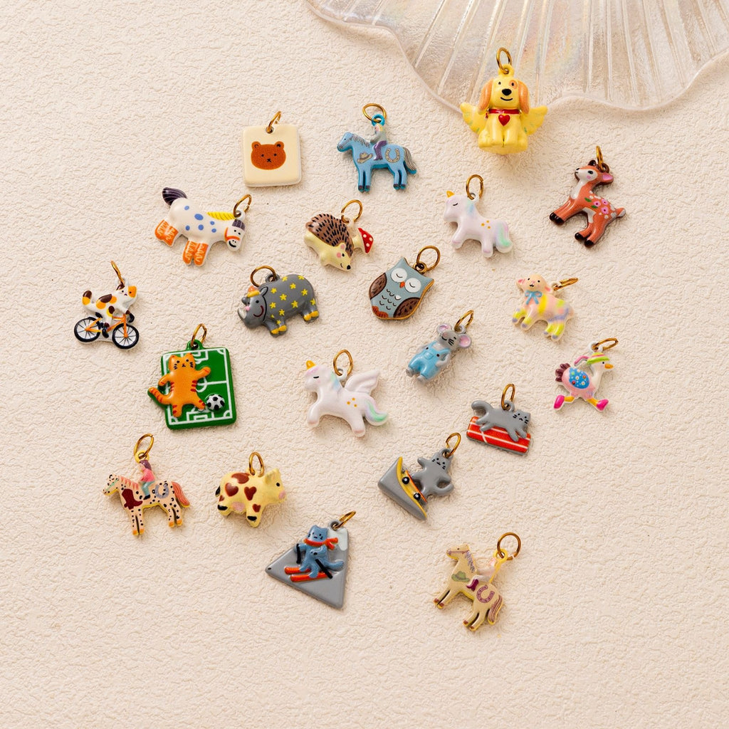 Pendentif en acier inoxydable bricolage, protection des couleurs
