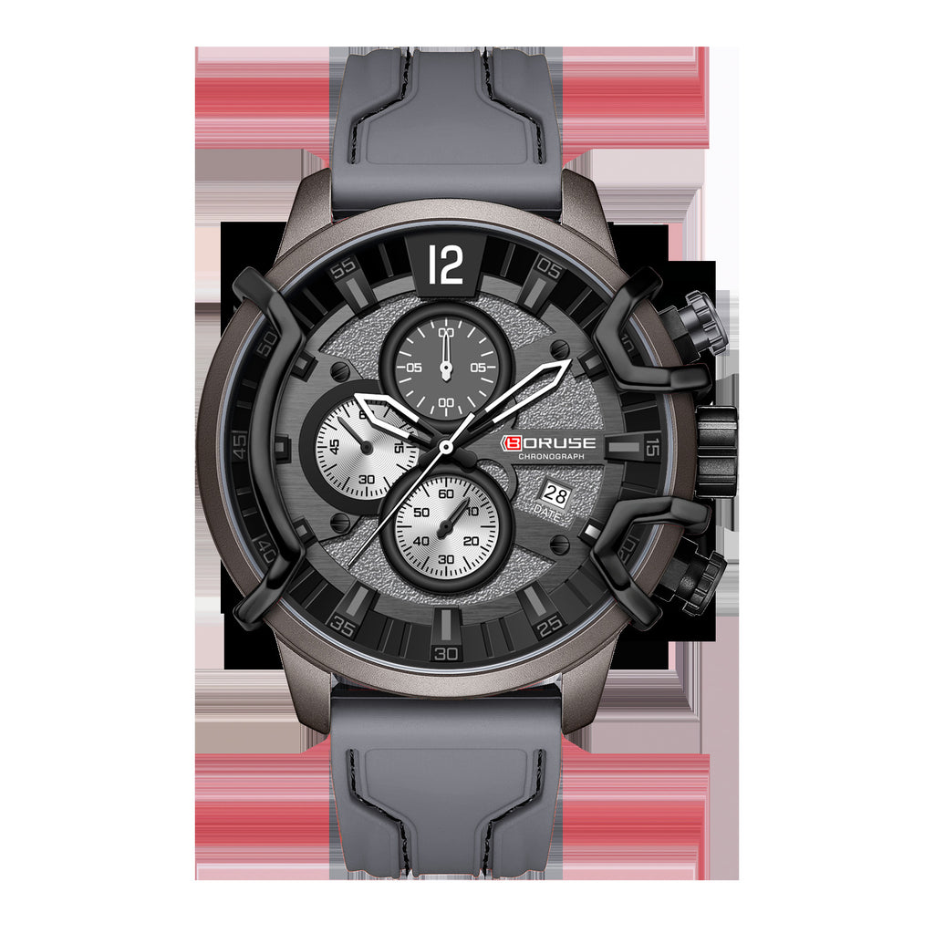 Montre Quartz Lumineuse Homme imperméable multifonctionnelle