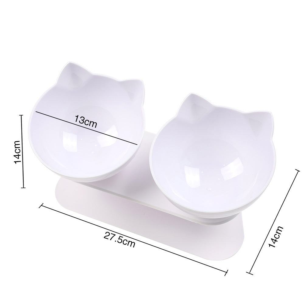 Kitten Bowl Pet Cervical Support Food Basin
