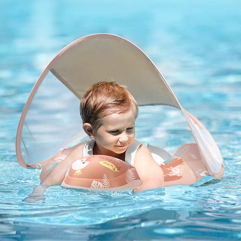 Baby Sun Protection Sunshade Swan Baignade Anneau
