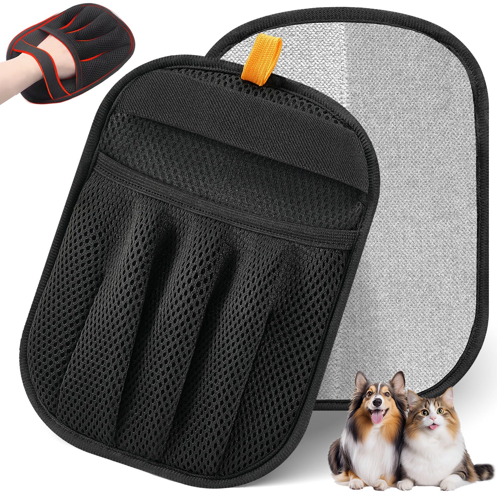 Gants de suppression de cheveux pour chats et chiens