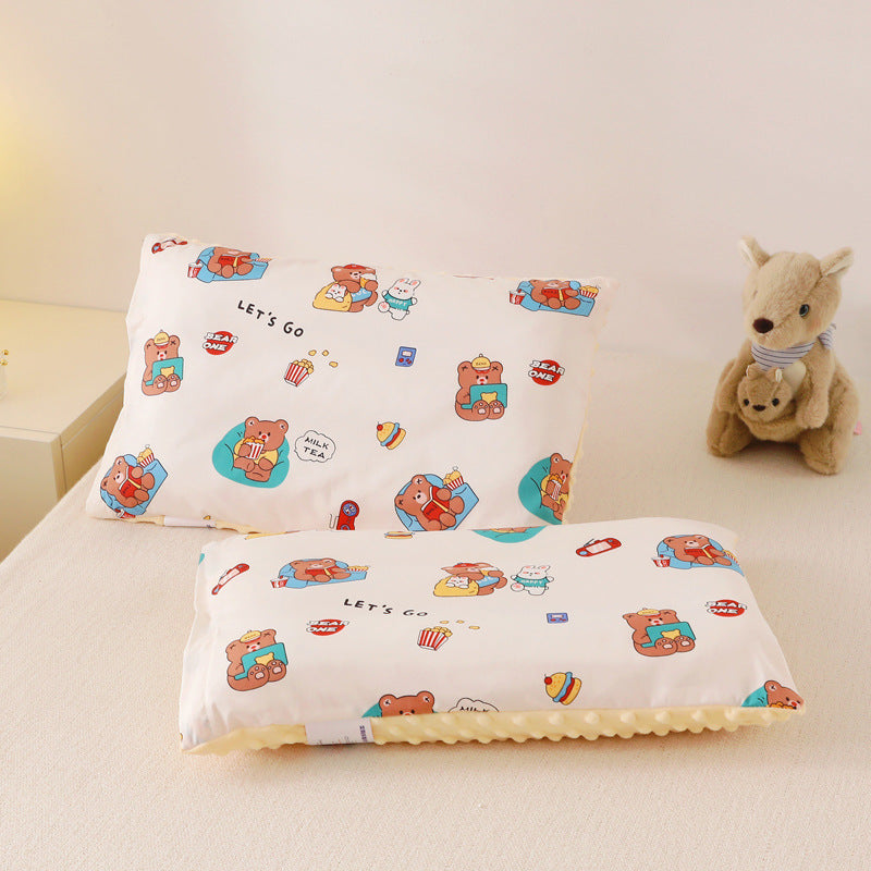 Caricature Doudou Fleece Oreiller Tout-Cotton