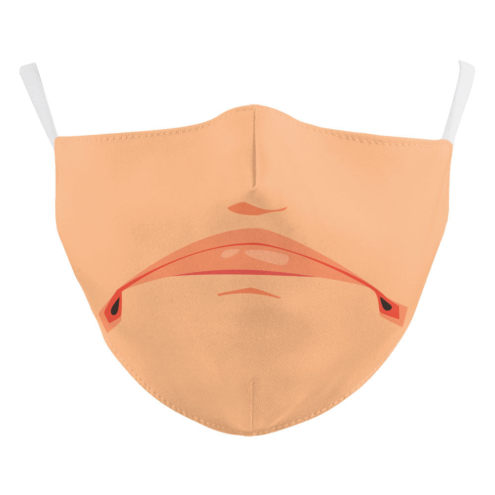 Impression numérique Masque double couche pour visage drôle d'Halloween