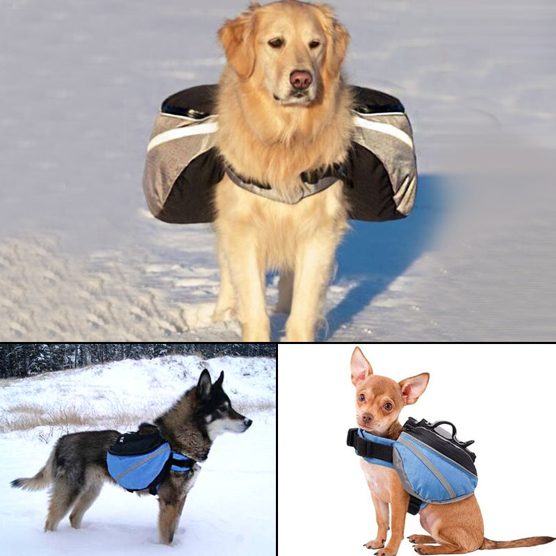 Sac à dos pour chiens de compagnie pour grands chiens avec circonférence réglable de poitrine