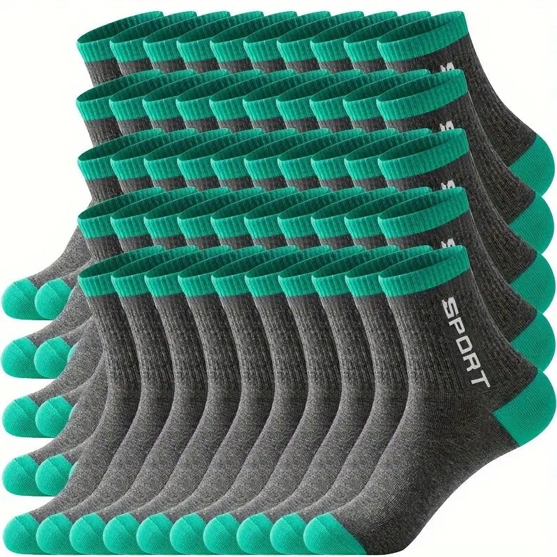 Chaussettes masculines désodorisantes de basketball de sport
