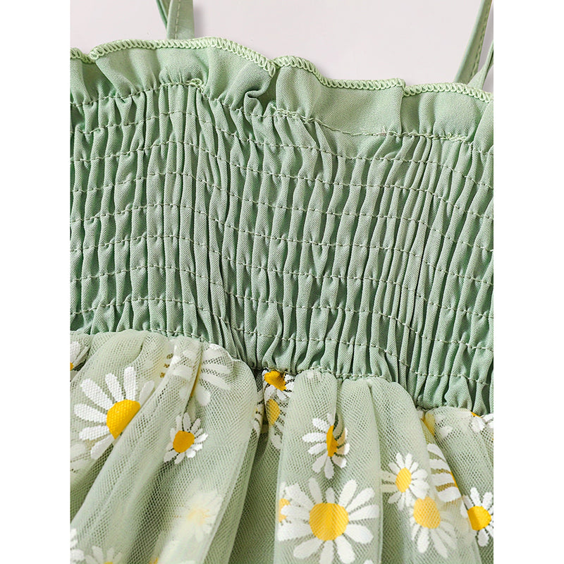 Nouveau-né Bébé fille Outfits d'été Robe de Romper combinaison de saut florale avec bande de tête Bow