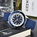 Montre Quartz homme élégant avec une sangle en silicone