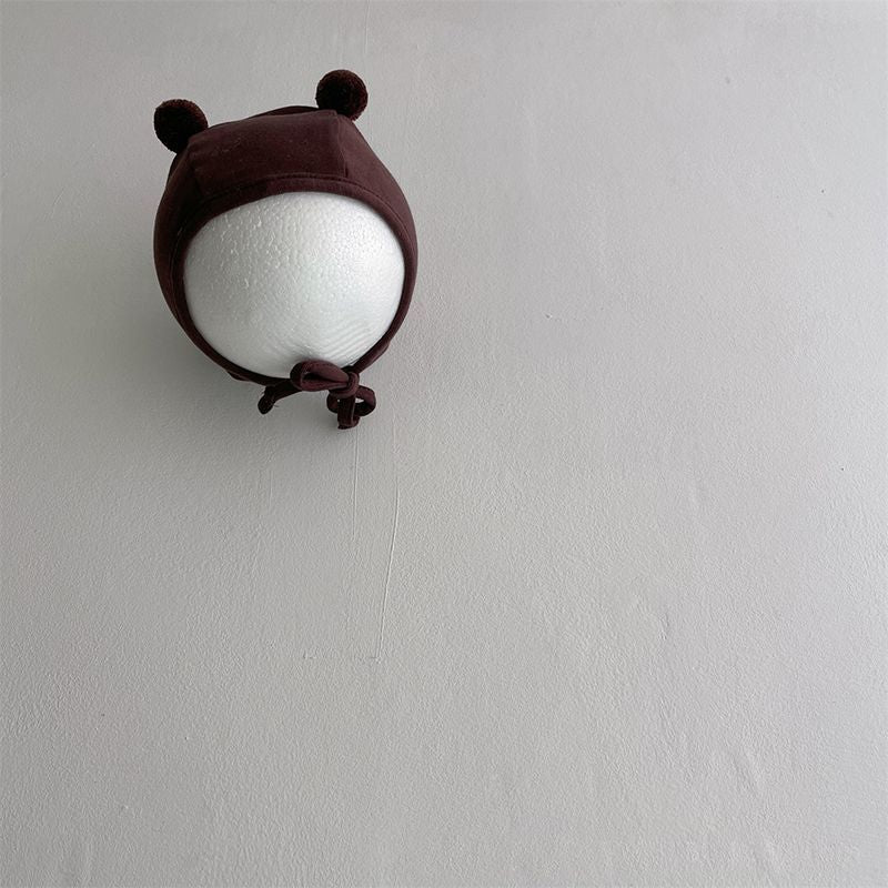 Chapeau bébé et bébé pour le printemps et l'automne avec protection des oreilles pour les nouveau-nés