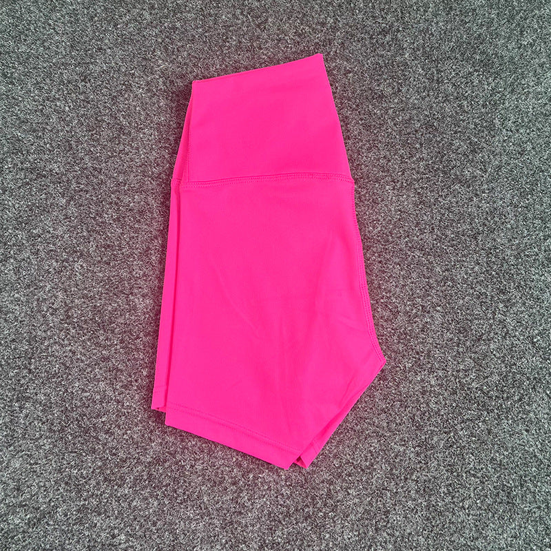 Short de yoga Haute taille Respirant Quick-sèchement Running Sports Cycling Dames