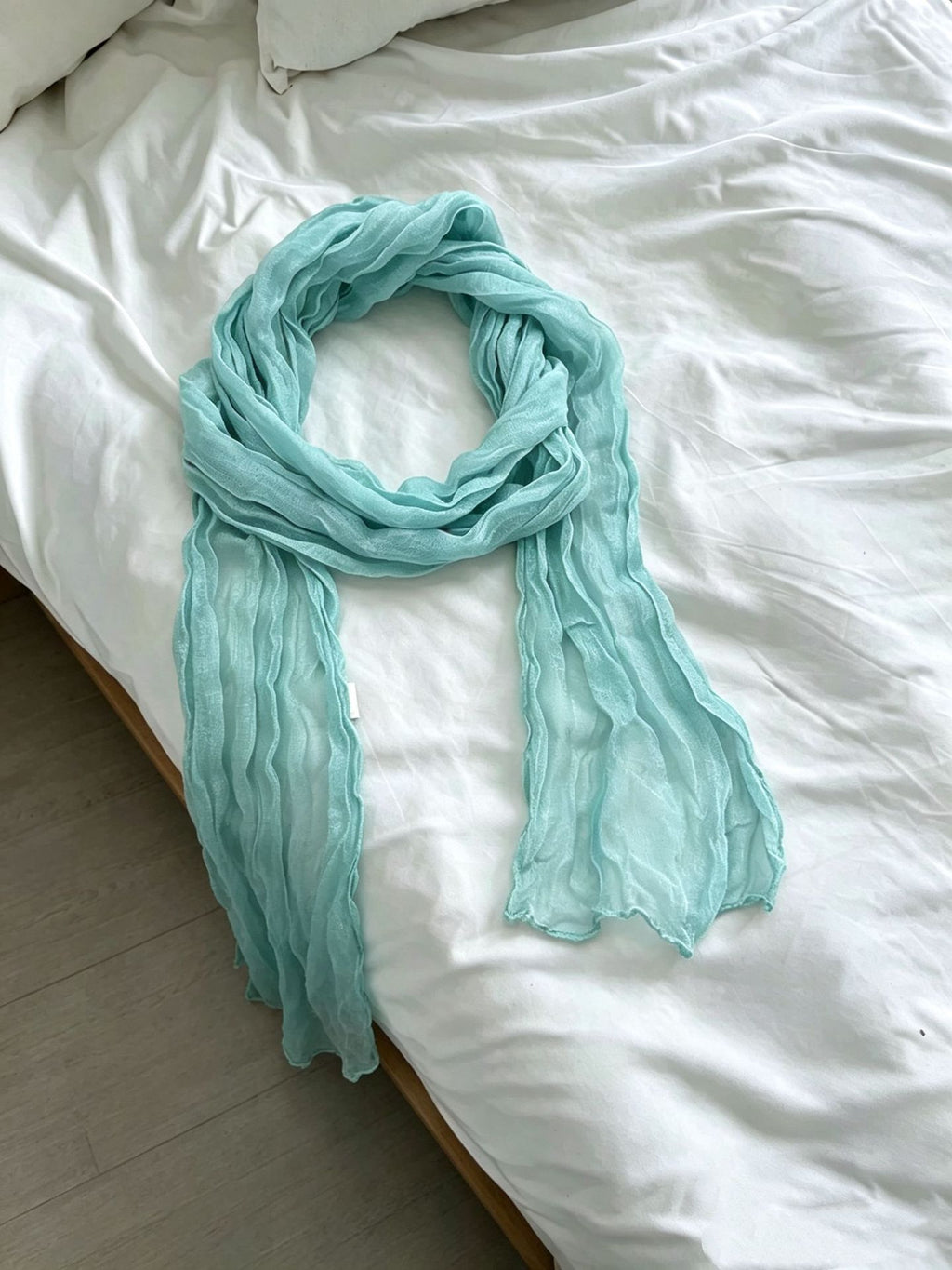 Femmes Versatile Solid-colore Cable-knit mince écharpe chaude pour le printemps et l'automne