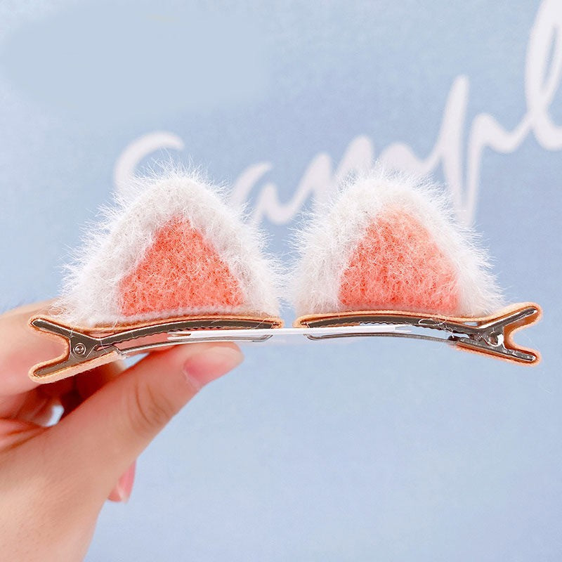 Clip mignon pour les cheveux de l'arc de chat