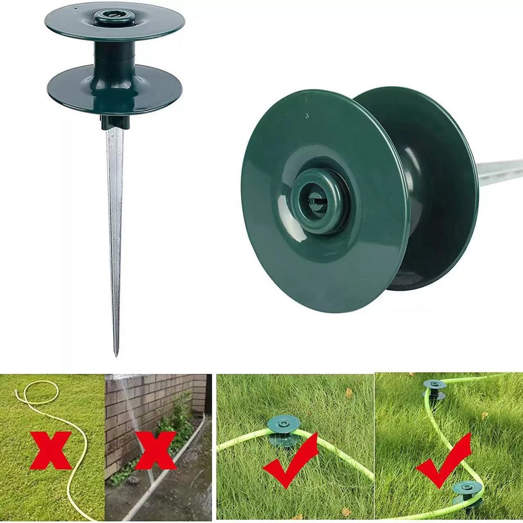 Rouleau de guidage pour tuyau d'eau au sol