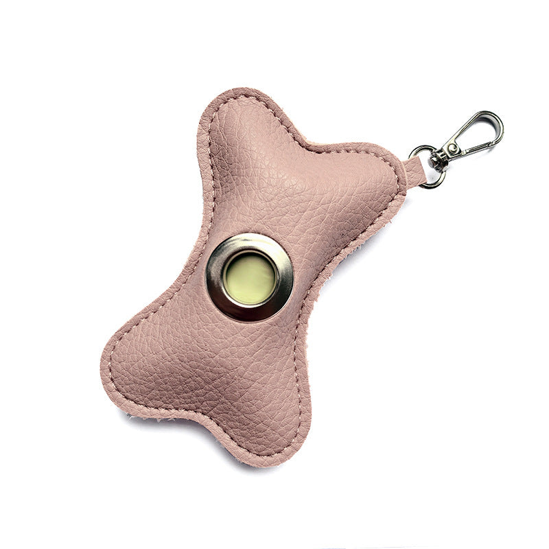 Porte-bags à déchets pour animaux de compagnie Design en cuir PU élégant