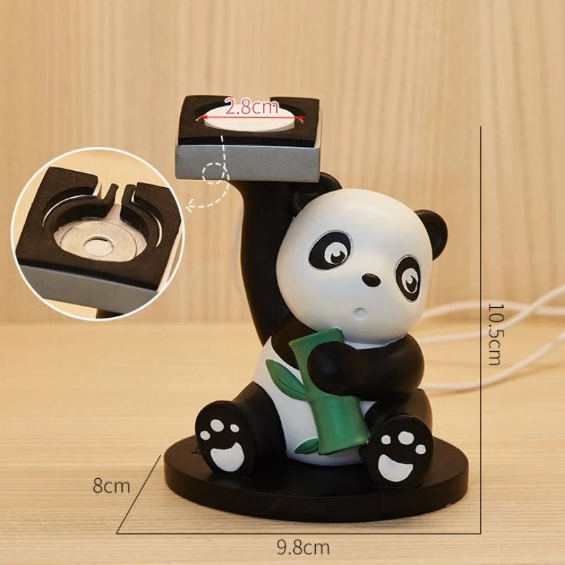 Mignon porte-téléphone Panda petits ornements