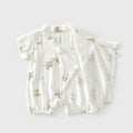 Été mince Air conditionné Vêtements Bébé Onesie manches courtes