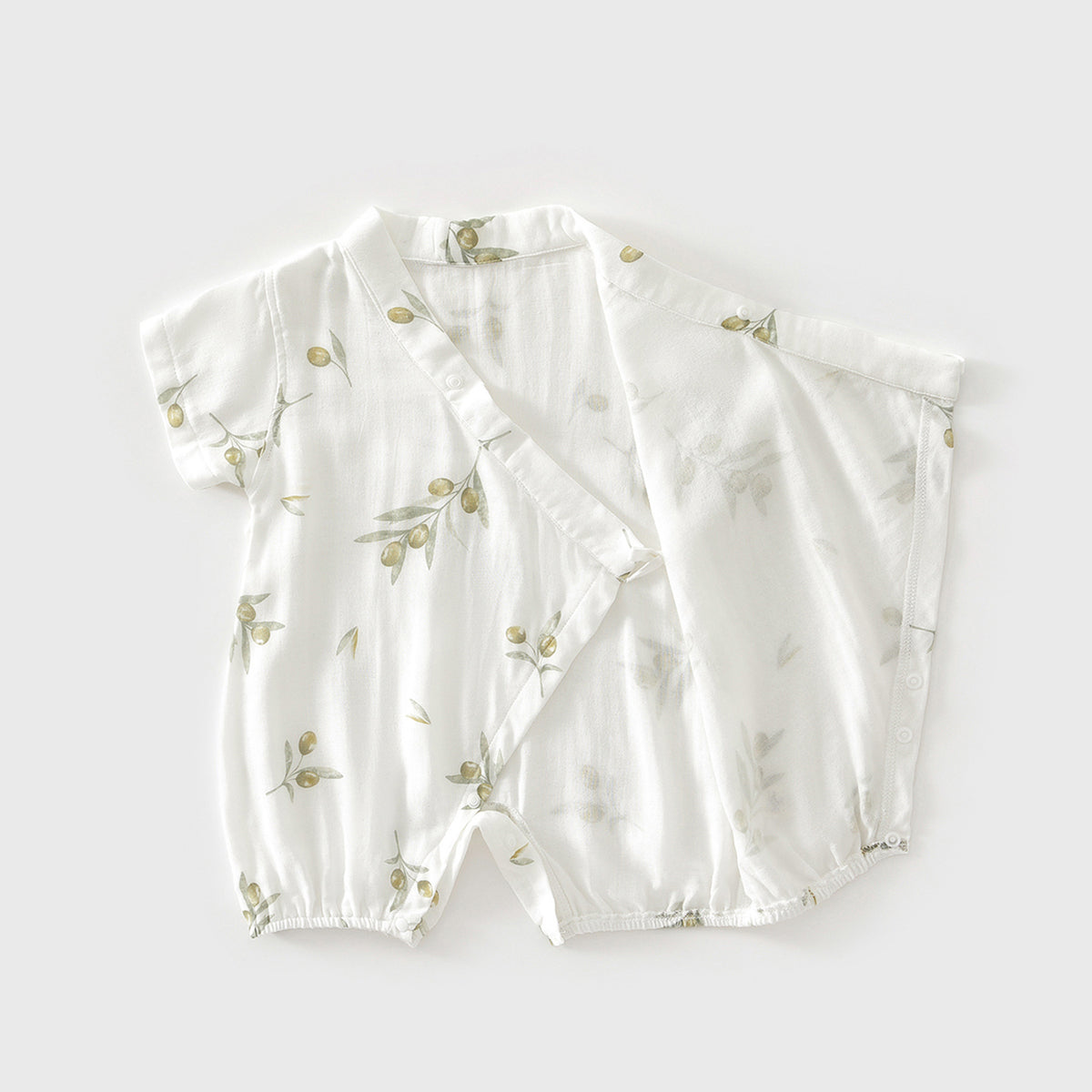 Été mince Air conditionné Vêtements Bébé Onesie manches courtes