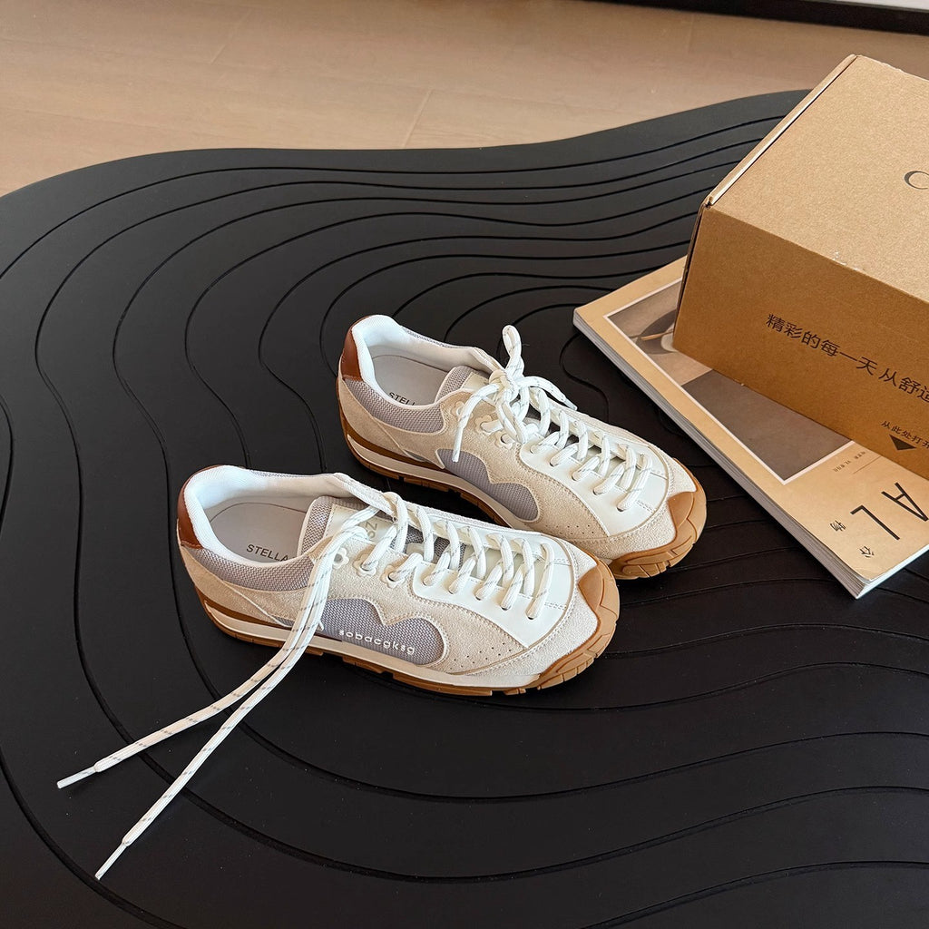 Femmes mignon rétro couleur bloc sneakers Casual Daily
