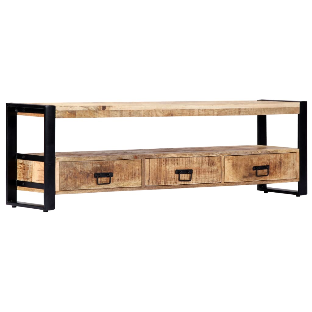 Armoire TV 150 x bois de mangue massif