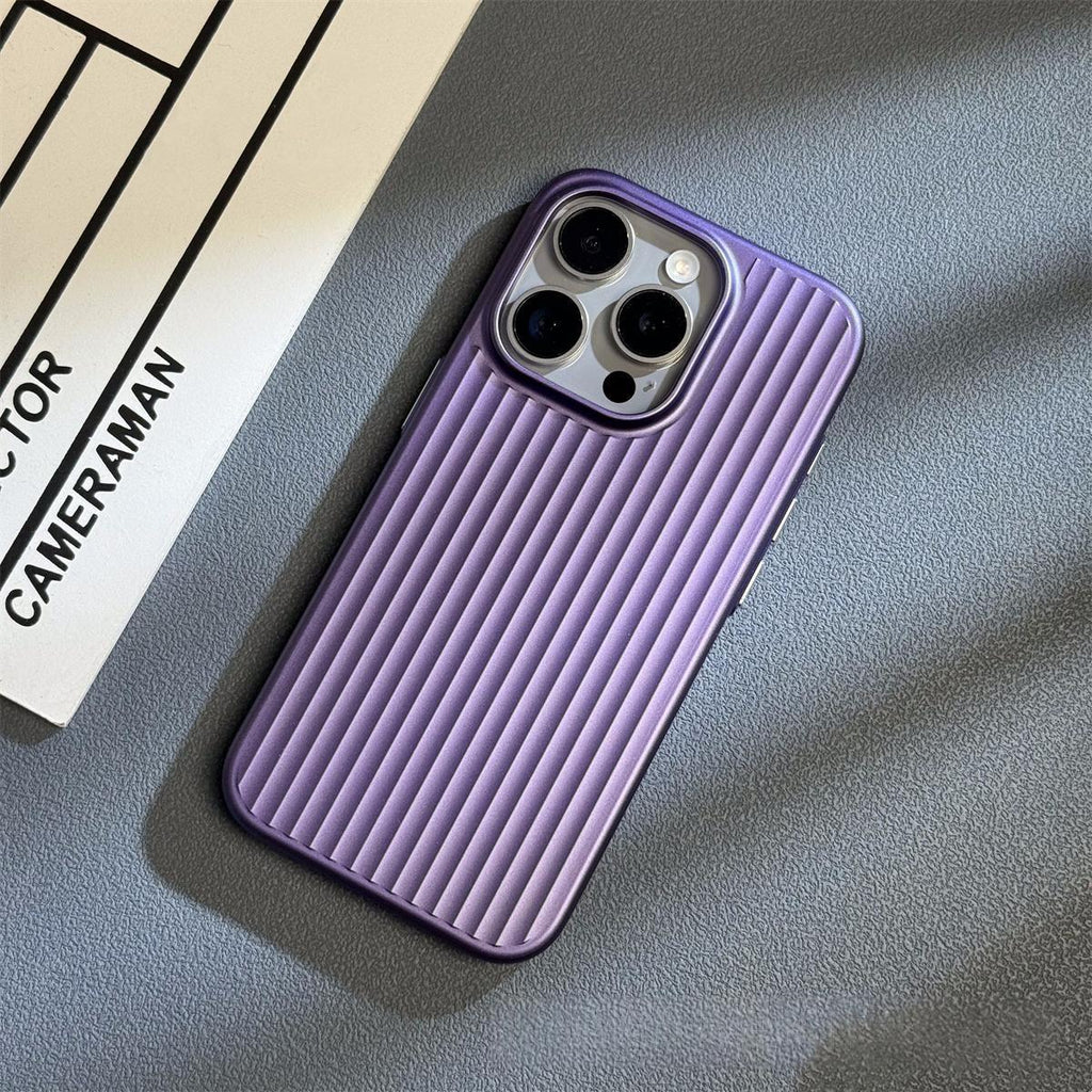 Cas corrugé de téléphonie mobile électronique Matte