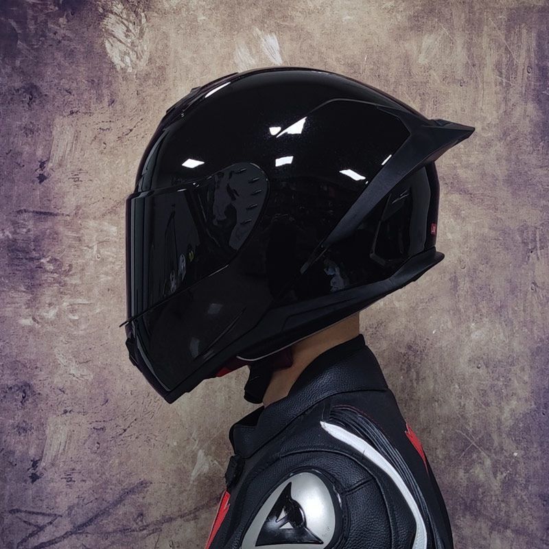 Casque de moto homme Bluetooth chaud plein visage quatre saisons