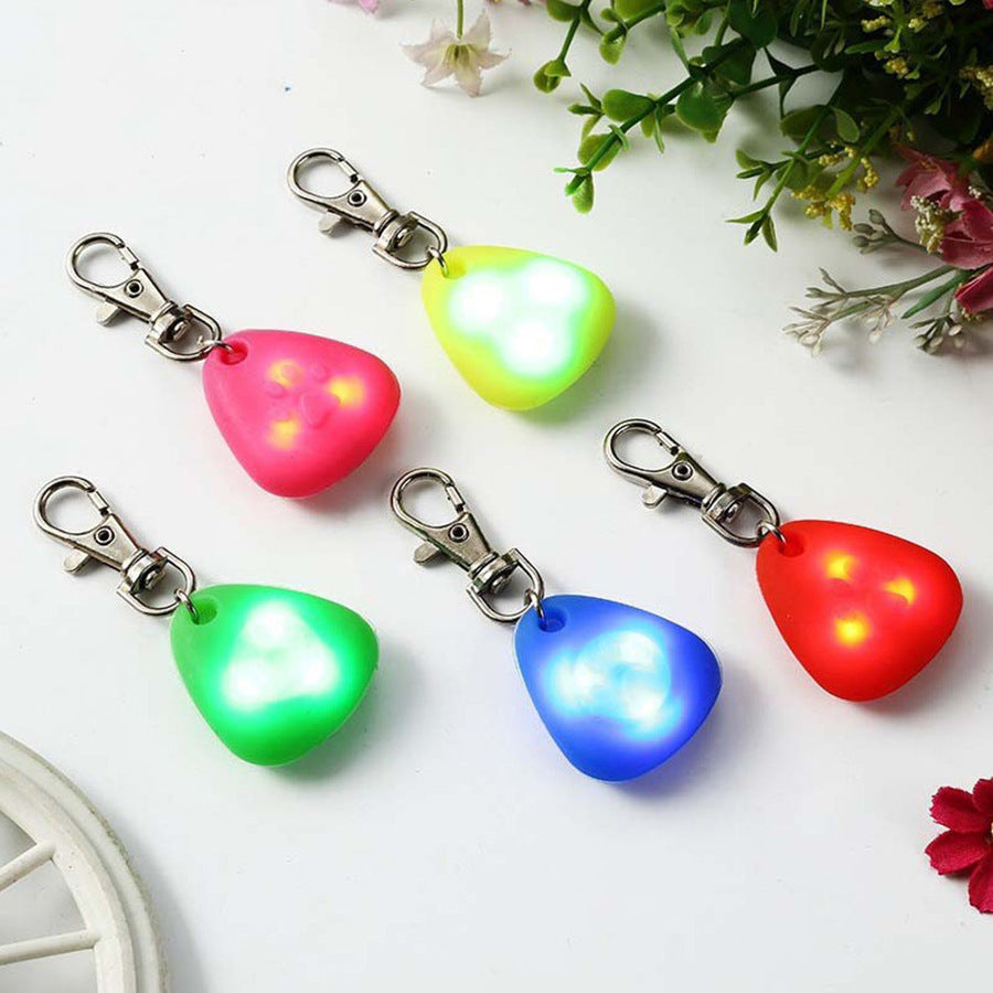 Silicone Pet Pendentif lumineux pour le chien de nuit marche dehors