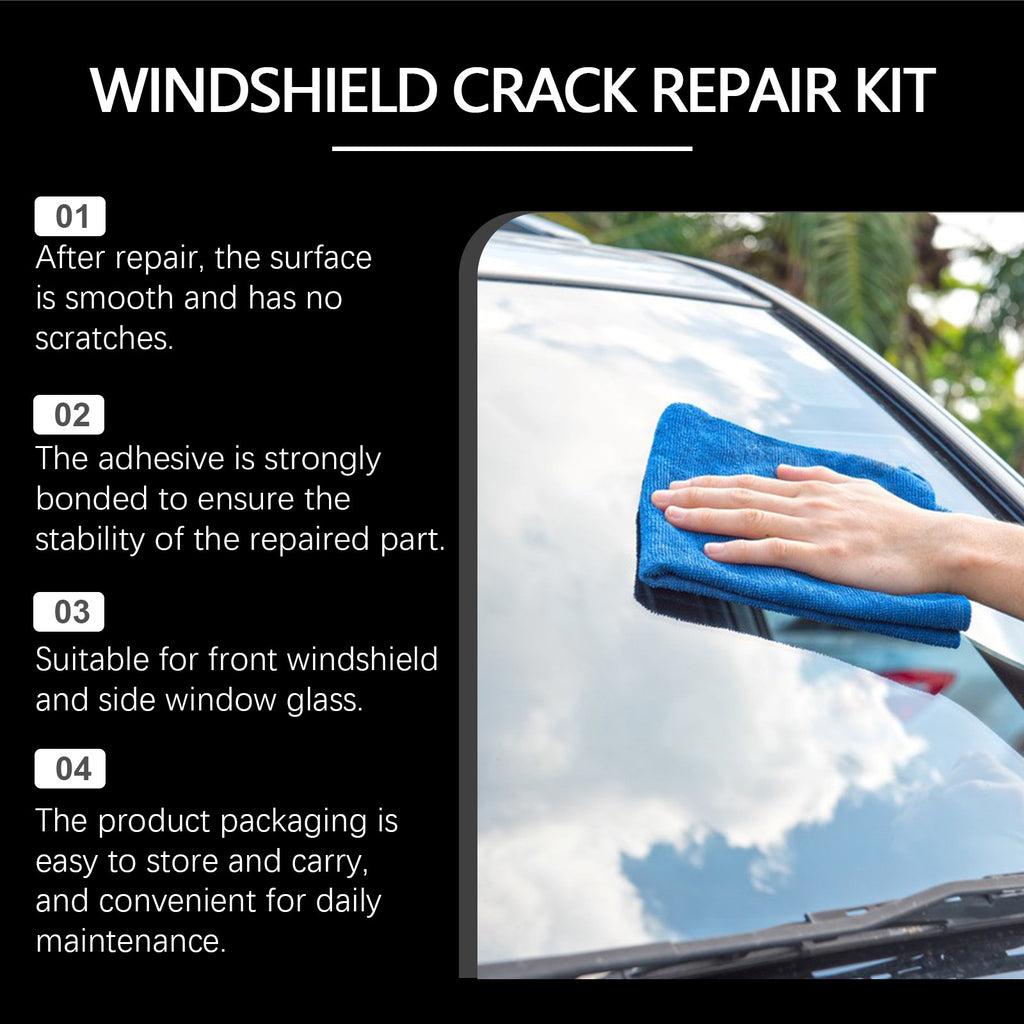 Pare-brise Nano Bonding Fluid Crack Kit de réparation