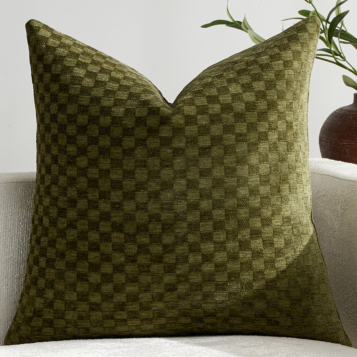 Solid Color Three-Dimensional Cushion Cover for Small Throw Pillow