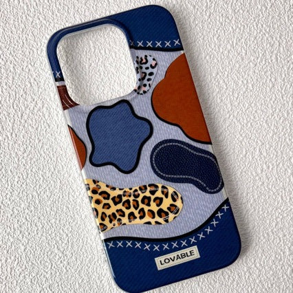 Patch Puppy thème 17mm Niche Cute Phone Case