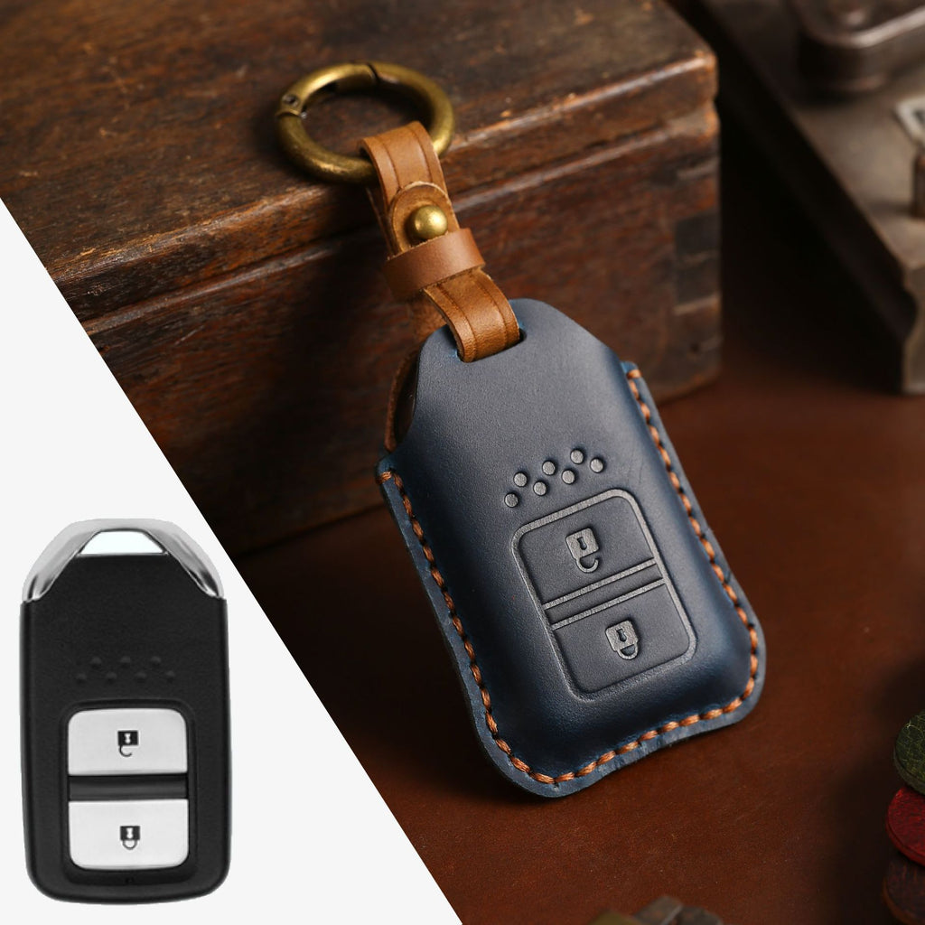 Coque de clé de voiture en cuir complet