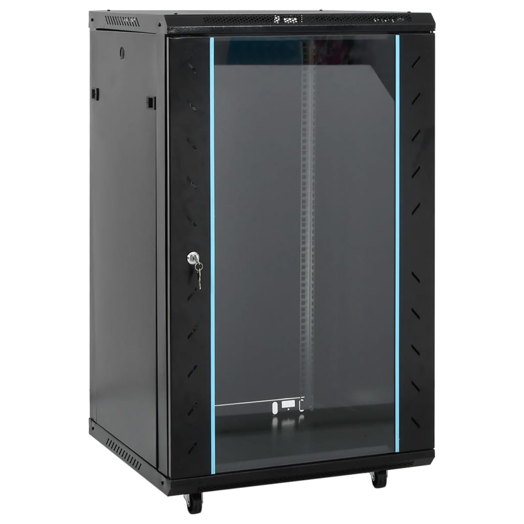 18U Cabinet réseau sur roues 19" IP20 60x