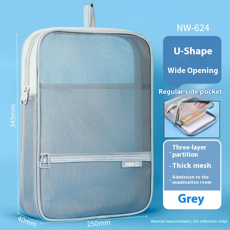 Type L Sujet Sujet Classification Dossier Sac d'entreposage transparent en papier d'essai