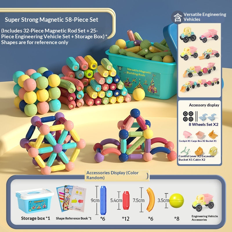 Éducation Jouet parent-enfant Apprentissage précoce Montage magnétique